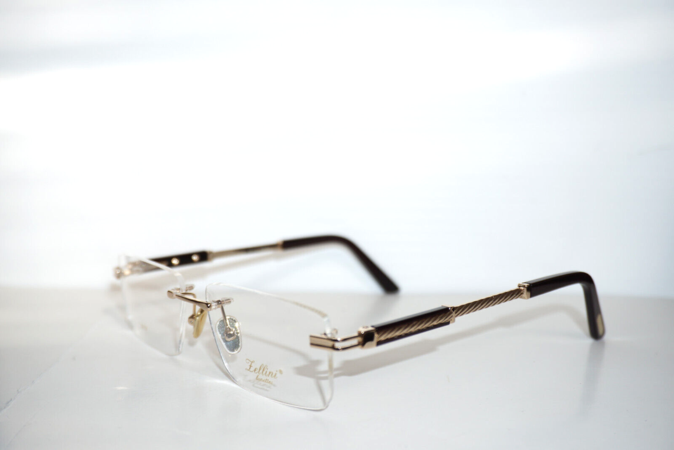 NEW AUTHENTIC ZELLINI ZL 1304 C1  23KGP EYEGLASSES FRAME - $169.99