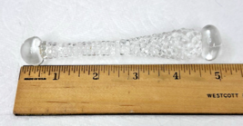 Circa 1930&#39;s CAMBRIDGE Hobnail Clear GLASS COCKTAIL MUDDLER Excellent Shape - $22.28