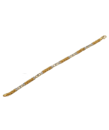 22 carat seal real gold 20.2cm bracelet for daughter thanksgiving jewelry - €2.397,74 EUR