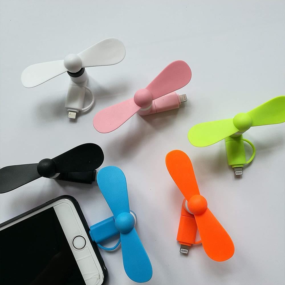iPhone & Android Cell Phone Fan Attachment / Portable Fans - £10.21 GBP