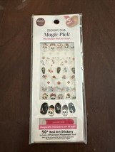 Dashing Diva Magic Pick Nail Stickers Glow In The Dark Day Of The Dead H... - £6.64 GBP