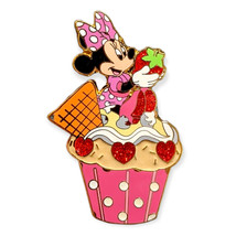 Minnie Mouse Disney Pin: Strawberry Cupcake - $19.90