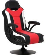 X Rocker Falcon Pedestal PC Office Gaming Chair, 32&quot; x 25&quot; x 42&quot;, Black/Red - £208.25 GBP