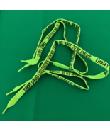 Defunct Thrift Drug children&#39;s school  knot be unsafe neon green shoe laces - $368.13 MXN