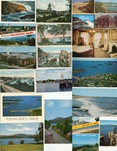 Maine Postcards Rumford Falls York Naples Acadia Portland Ogunquit + 21 ... - £14.00 GBP