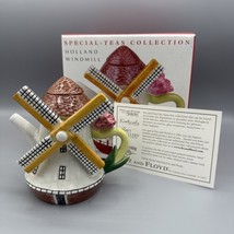 Vintage Fitz and Floyd Special-Teas Collection Holland Windmill Mini Tea... - $39.50