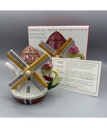 Vintage Fitz and Floyd Special-Teas Collection Holland Windmill Mini Tea... - $737.03 MXN
