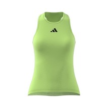 Adidas Women’s Club Tank Top Pulse Lime IA8358 Size Small NWT Tennis Training image 3