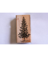 Stampin Up Evergreen Tree Mounted Rubber Stamp 2001 - £7.50 GBP