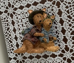 Boyds Bears Ornament Joey and Alice Outback The Trekkers 2432 Box Vintage 1995 - £9.37 GBP
