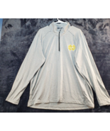 Notre Dame Fighting Irish Football Champion Sweatshirt Mens XL Gray 1/4 ... - $343.06 MXN