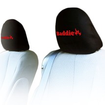 For KIA New Pair Baddie Logo Car Seat Truck Headrest Covers Made in USA - £11.92 GBP