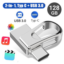 128G Type C Ultra Dual Mini USB 3.0 Flash Drive Memory Stick U Disk Thum... - £24.23 GBP