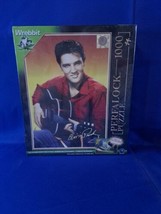 Elvis Presley King 1000 pc Jigsaw Puzzle Wrebbit Perfalock New Factory S... - $28.04