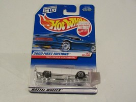 Hot Wheels  2000  -  1964 Lincoln Continental  #63   White  New Sealed - $3.50