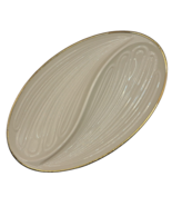 Lenox House Warming Porcelain Divided Serving Condiment Platter Gold Rim... - £12.73 GBP