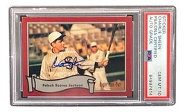 Charlie Sheen Signed 1988 Pacific #55 Eight Men Out Trading Card PSA/DNA Gem MT - £151.92 GBP