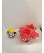 Fisher Price Little People Discovery Airport Red Airplane and Passenger  - $186.56 MXN