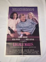 Legal Eagles, 1986 Vintage original one sheet movie poster, Romance/Mystery - £38.99 GBP