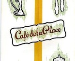 Cafe De La Place Restaurant Menu The Queen Elizabeth Montreal Quebec Canada - £26.29 GBP