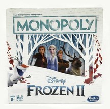 Monopoly Frozen II Hasbro Board Game Disney  Characters Tokens Property Trading - £10.73 GBP