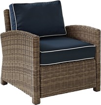 The Bradenton Outdoor Wicker Armchair Patio Chair By Crosley Furniture, ... - $367.94