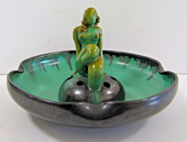 Antique Einar Luterkort Ekeby Sweden Art Deco Flower Frog Figurine - $345.94 CAD