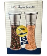 Salt and Pepper Grinder Set - 2 Pack - Pepper Mill, Salt Grinder, Refill... - $24.74