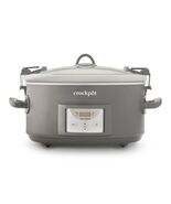 Programmable 7-Quart Cook and Carry Slow Cooker, Grey - $1,816.91 MXN