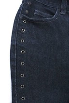 A/X Armani Exchange Womens Jeans Skinny Dark Size 2 28 X 31 Open Grommet Legs - £19.78 GBP