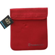 Traveler&#39;s Choice Small Neoprene Pouch Red 9&quot;H x 8&quot;W - £13.92 GBP