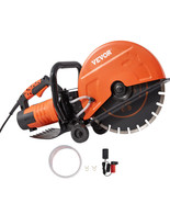 VEVOR 14&#39;&#39; Portable Electric Concrete Saw with Water Pump and Blade Wet/Dry - £216.69 GBP