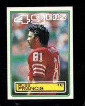 1983 Topps #166 Russ Francis Nm 49ERS *X101801 - £2.55 GBP