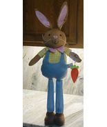 Standing Easter County Boy Bunny Holding A Carrot 24 Inches Tall - €68,91 EUR