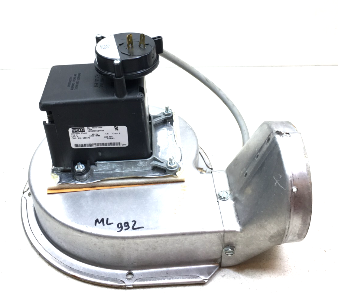 FASCO 7058-1018 Draft Inducer Blower Motor 348572 J238-100 2750 RPM used... - $149.00