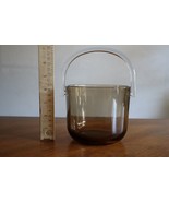 Vtg Elle Verre Toyo Glass Ice Bucket w/ Acrylic Handle MCM Barware Japan... - $27.95