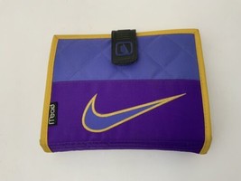 Vtg 90’s Trapper Keeper Nike Large Swoosh Mead Purple Color Block Binder 6”x7.5” - £27.65 GBP
