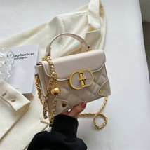 Exquisite Fashion Small Square Bag 2023 Fashion Chain Bag Women&#39;s One-Shoulder C - £34.60 GBP