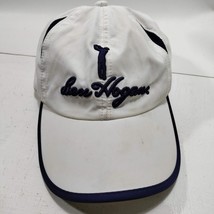 Ben Hogan Hat White Blue Golf Soft Dome Hook Loop Logo Mesh Vents Mens W... - $8.90