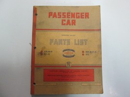 1949 Chrysler Passeggero Auto Parti List Manuale C45 46 47 P17 18 D29 30 31 32 - £63.73 GBP