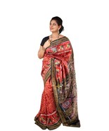 Sambalpuri handloom papa silk pata saree silk saree for women&#39;s colour R... - $215.83 CAD
