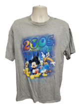 2005 Disney Dreams Florida Mickey Donald Pluto Goofy Adult Large Gray TShirt - £11.89 GBP