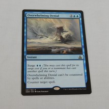 Overwhelming Denial MTG 2016 Blue Instant 061/184 Oath of the Gatewatch ... - £1.17 GBP