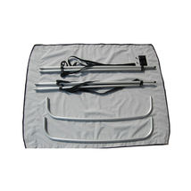 2-Bow Portable Bimini Top Cover Sun Canopy Suit 7.5 to 11ft Inflatable Boat image 2