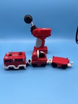 GEOTRAX FIRE TRUCK RAPID RESCUE SQUAD REMOTE CONTROL TRAIN NOT TESTED - $29.96