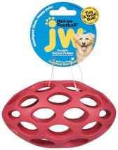 JW Pet Hol-ee Football Dog Toy Assorted 1ea/MD - £11.03 GBP