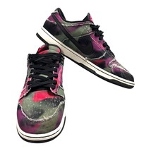 Nike Dunk Low Pro SB Premium Sneakers Size 12 Graffiti Black Green Pink Mens Sho - $121.54