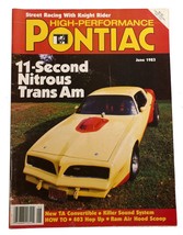 HIGH-PERFORMANCE Pontiac Magazine MAY-JUNE 1983 Volume 4, Number 3 Street Racin - £35.97 GBP