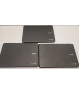 Lot of 3 Acer N18Q5 Chromebooks C733 Series 11.6&quot; Intel Celeron - For Parts - $29.67