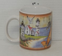 Martha&#39;s Vineyard Colorful Mug Coffee Cup Ceramic - $183.60 MXN